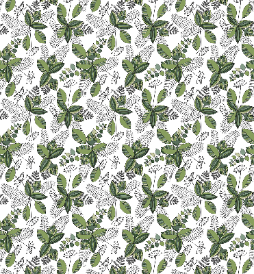 Stor geam interior plante