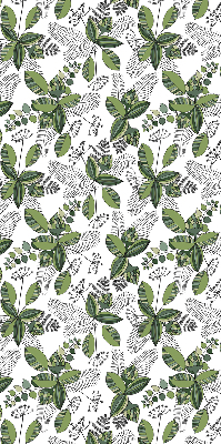 Stor geam interior plante