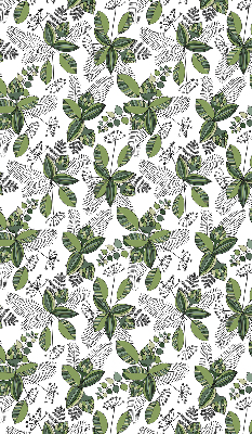 Stor geam interior plante