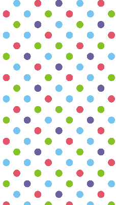 Stor pentru geam cu puncte colorate