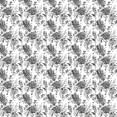 Jaluzele tip roleta cu model de natură desenată