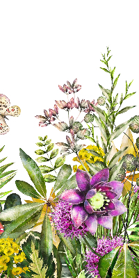 Jaluzele tip roletă cu model floral