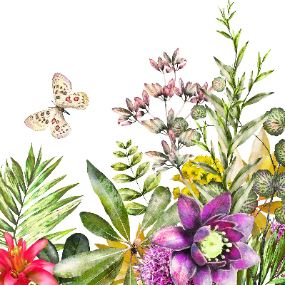 Jaluzele tip roletă cu model floral