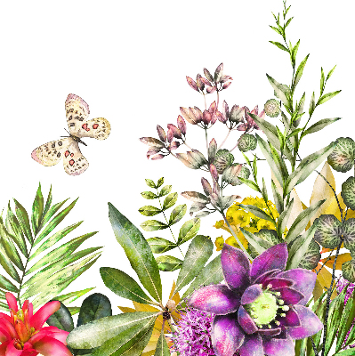 Jaluzele tip roletă cu model floral
