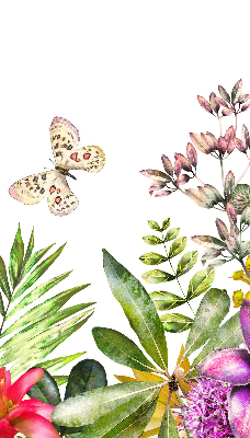Jaluzele tip roletă cu model floral