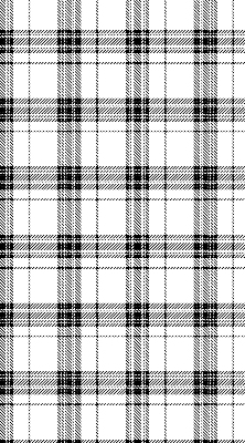 Stor pentru geam în model tartan gri