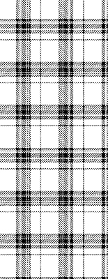 Stor pentru geam în model tartan gri