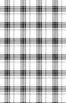 Stor pentru geam în model tartan gri