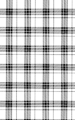 Stor pentru geam în model tartan gri