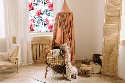 Stor geam interior flori