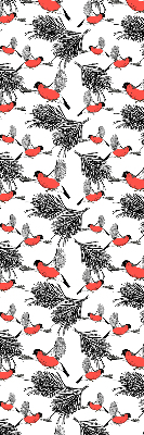Stor geam interior păsări Bullfinch