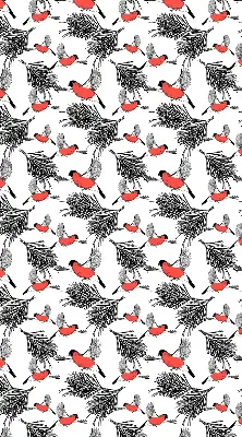 Stor geam interior păsări Bullfinch