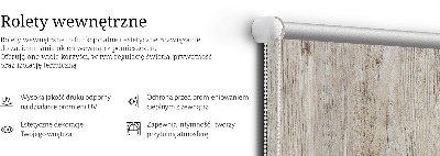 Jaluzele tip roletă din lemn deschis