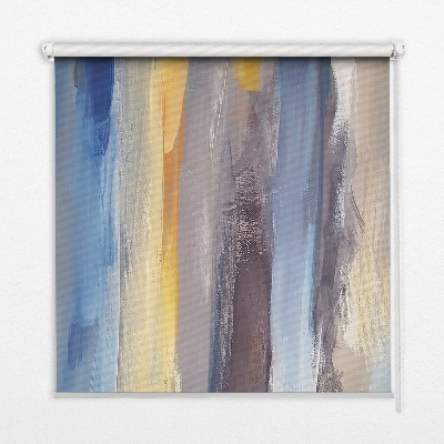 Stor geam interior pictat