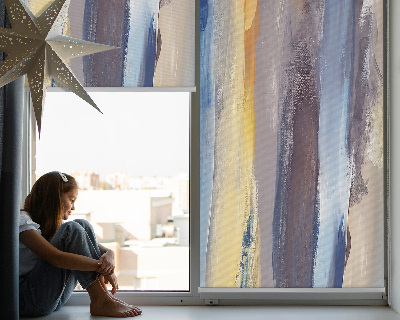 Stor geam interior pictat