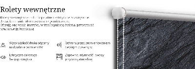 Jaluzele tip roletă cu textură neagră