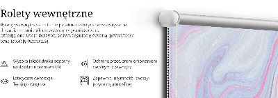 Stor pentru geam cu pete de vopsea colorate