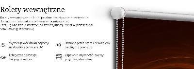 Jaluzele tip roletă cu model de abstracție portocalie