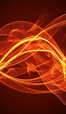 Stor pentru geam abstracție portocalie