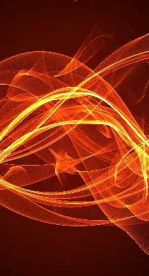 Stor pentru geam abstracție portocalie