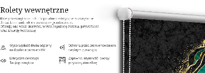 Stor geam interior din marmură verde