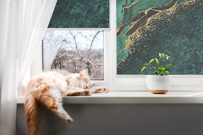 Stor geam interior din marmură verde