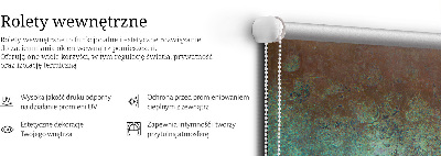 Jaluzele tip roletă în culoarea verde