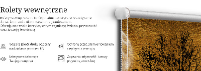 Stor pentru geam cu model cerb noaptea