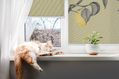 Stor geam interior lămâi în copac