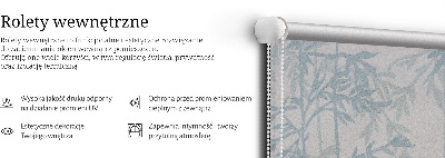 Stor pentru geam cu model de frunze
