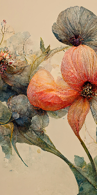 Jaluzele tip roletă cu model Floare