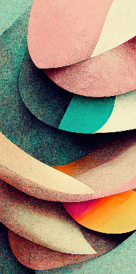 Stor pentru geam cu model abstracție