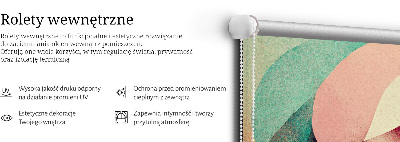 Stor pentru geam cu model abstracție