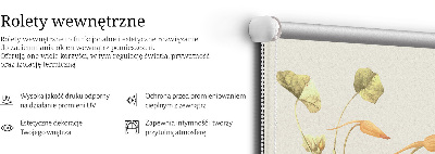 Stor pentru geam cu model Floare