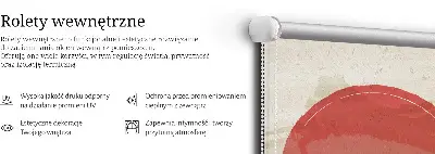 Stor pentru geam la Macarale la apus