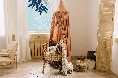 Stârc în flori pentru geam