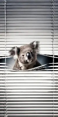 Stor geam interior koala
