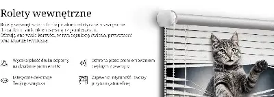 Stor pentru geam în formă de pisică