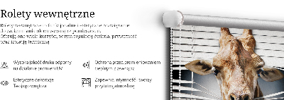 Stor pentru geam în formă de girafă