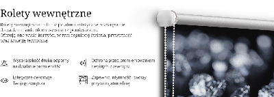 Roleta opacă cu model Diamante și strălucire