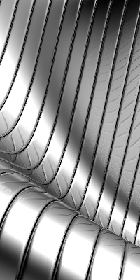 Roleta blackout cu model abstracție metalică