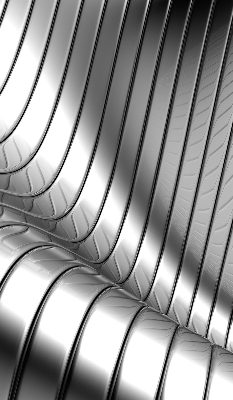 Roleta blackout cu model abstracție metalică