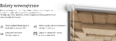 Roletă opacă cu aspect de gaură de lemn 3D