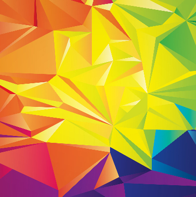 Roletă blackout model origami colorat