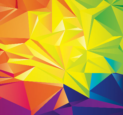 Roletă blackout model origami colorat