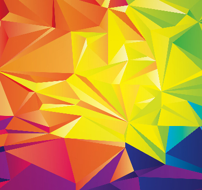 Roletă blackout model origami colorat
