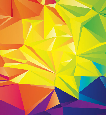 Roletă blackout model origami colorat