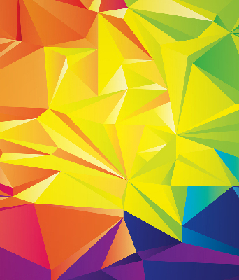 Roletă blackout model origami colorat