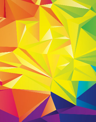 Roletă blackout model origami colorat