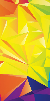 Roletă blackout model origami colorat
